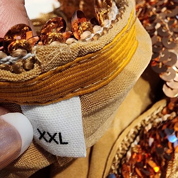 Elegant Brown Fringe Midi Dress - Picture 7 of 10